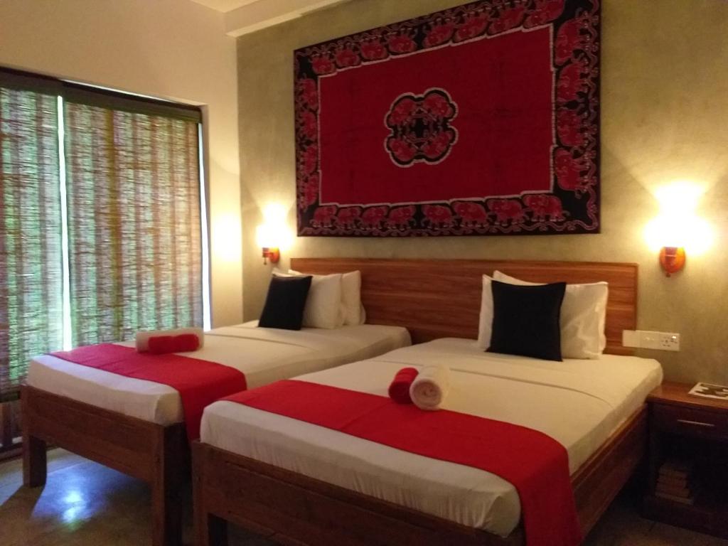 Двухместный (Deluxe Twin Room with Garden & Canal View), Green Wood Villa Negombo