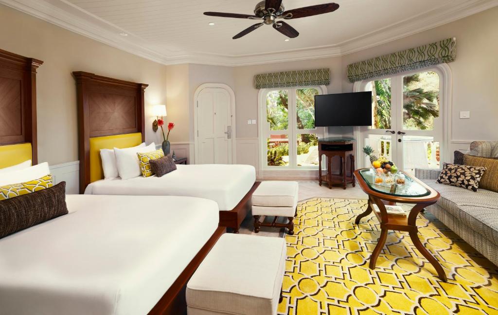 Двухместный (Двухместный номер с 2 отдельными кроватями и видом на море) курортного отеля Taj Fort Aguada Resort & Spa, Goa, Кандолим