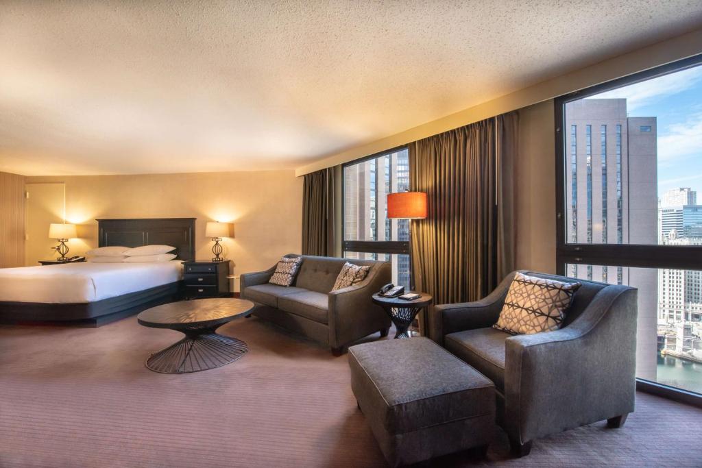 Сьюит (Люкс с видом на горизонт), Hyatt Regency Chicago