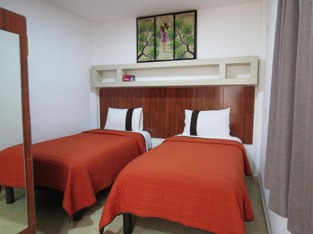 Двухместный (Двухместный номер с 2 отдельными кроватями) отеля Hotel del Arte y Figura, Леон (Штат Гуанахуато)