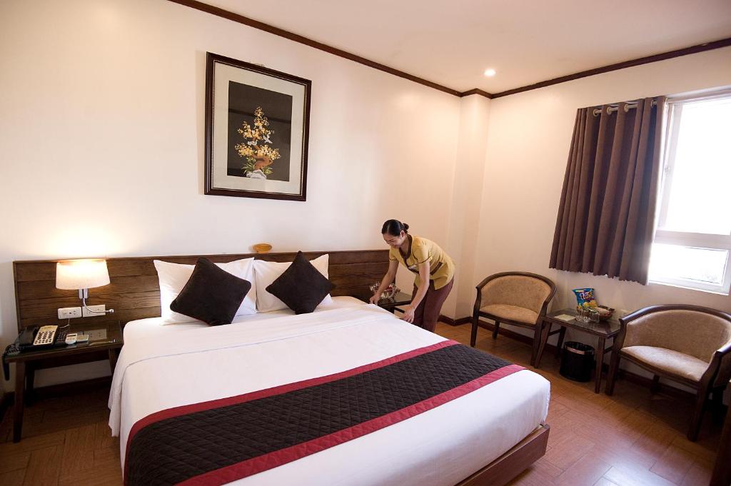 Двухместный (Стандартный двухместный номер с 1 кроватью) отеля City Bay Hotel, Халонг