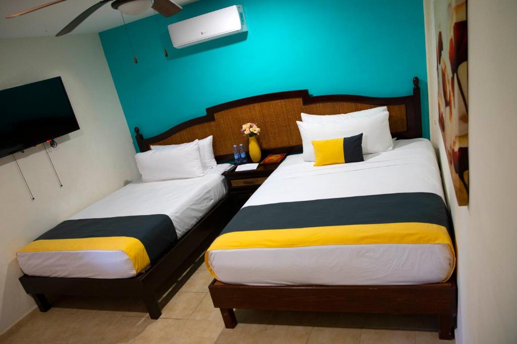 Двухместный (Двухместный номер эконом-класса с 1 кроватью) отеля Casa San Juan, Мерида