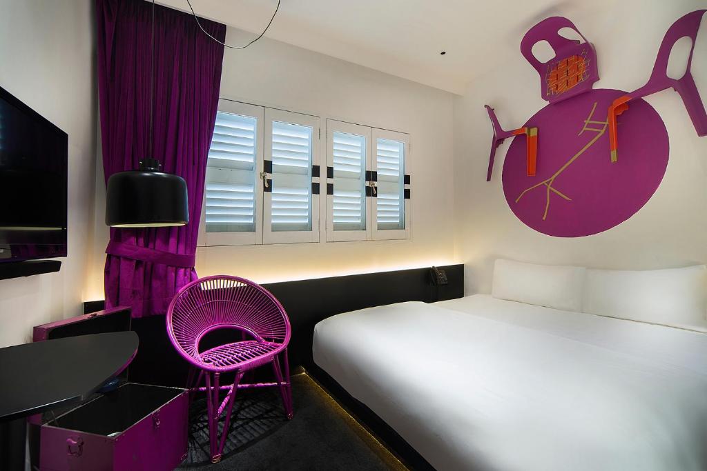 Двухместный (Стандартный двухместный номер с 1 кроватью или 2 отдельными кроватями) отеля XY Hotel Bugis Singapore, Сингапур (город)