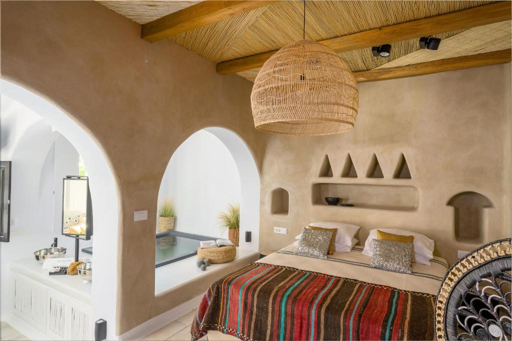 Апартаменты (Представительский люкс с гидромассажной ванной) апарт-отеля Euphoria Chora Naxos, Наксос