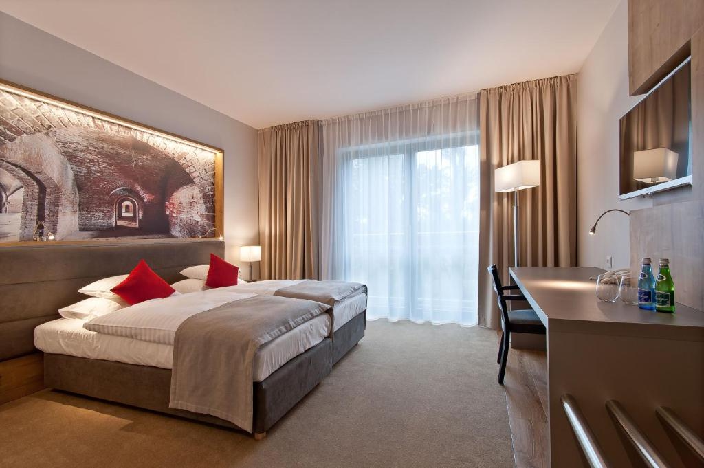 Двухместный (Двухместный номер «Комфорт» с 1 кроватью или 2 отдельными кроватями) отеля Hotel Forza, Познань