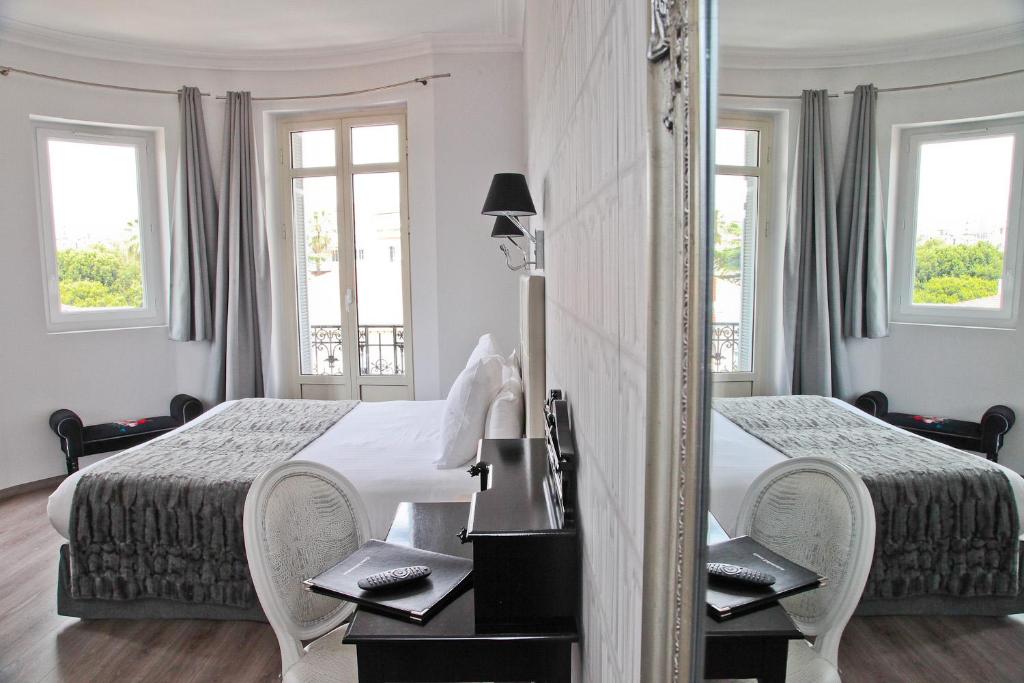 Двухместный (Представительский двухместный номер с 1 кроватью) отеля Hotel La Villa Nice Victor Hugo, Ницца