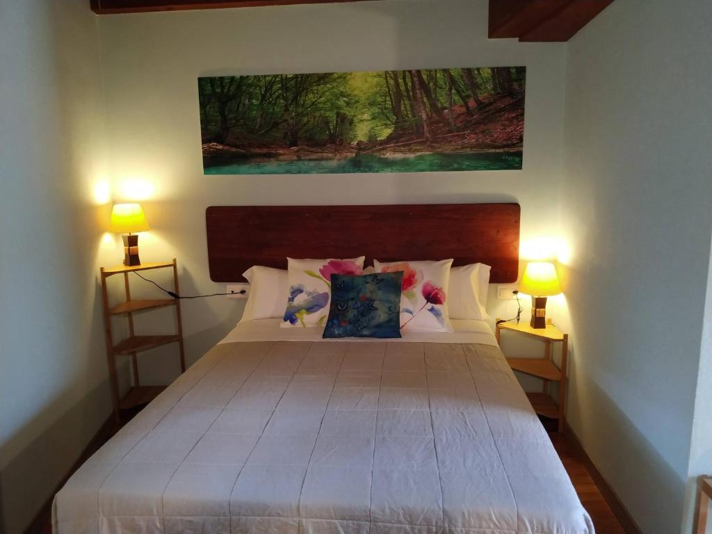 Двухместный (Двухместный номер с 1 кроватью и видом на горы) загородного отеля El interior de Gaia, Хихон