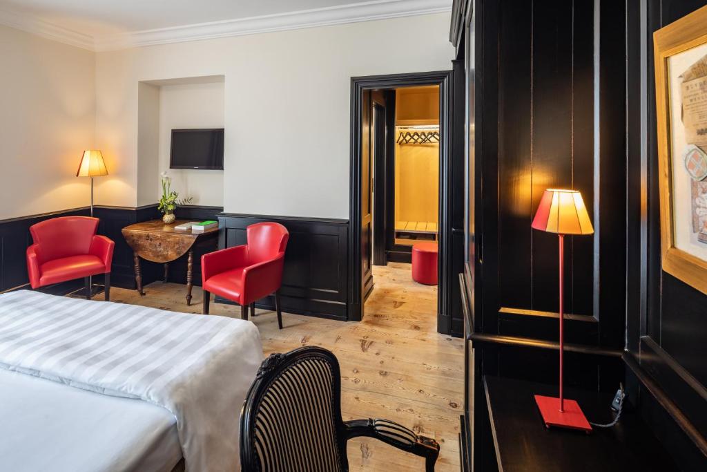 Двухместный (Улучшенный двухместный номер с 1 кроватью) отеля Relais Santa Croce by Baglioni Hotels, Флоренция