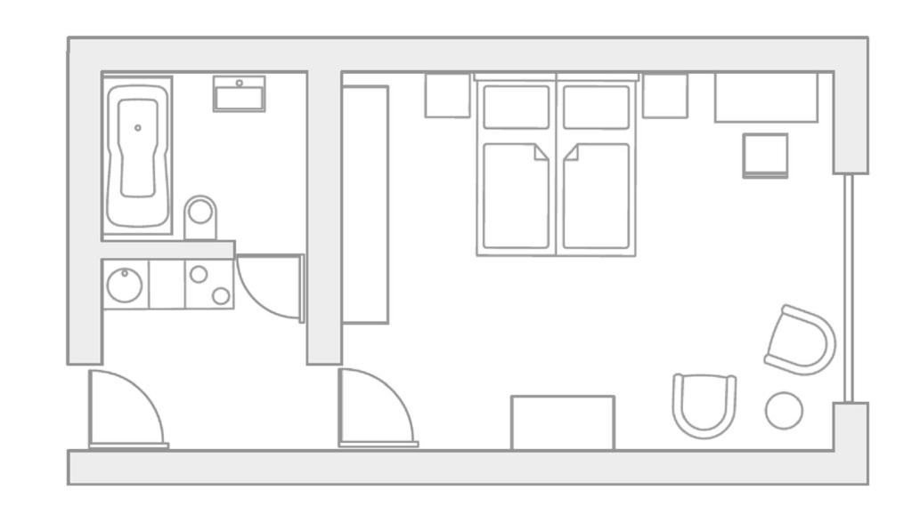 Студио (Номер-студио), Appartement-Hotel an der Riemergasse