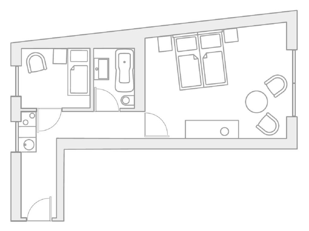 Студио (Семейный номер-студио), Appartement-Hotel an der Riemergasse