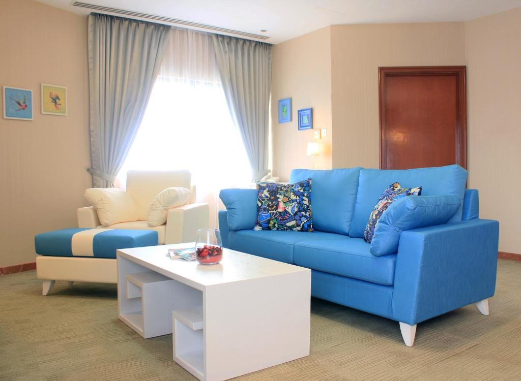 Апартаменты (Представительские апартаменты с 1 спальней) апарт-отеля Alocassia Serviced Apartments, Сингапур (город)