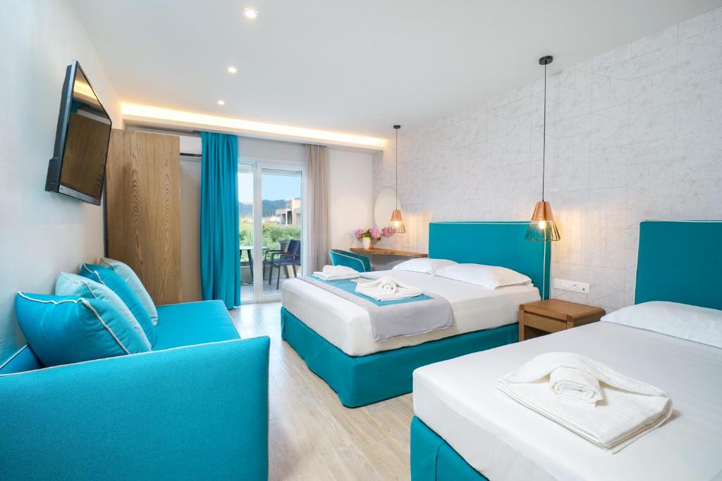Апартаменты (Улучшенные апартаменты) апарт-отеля Iliomagic Luxury Suites Thassos, Тасос