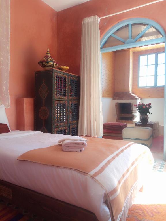 Двухместный (Двухместный номер с 2 отдельными кроватями и видом на море) отеля Riad Etoile De Mogador, Эс-Сувейра