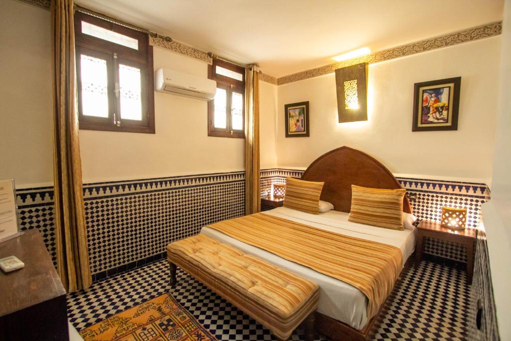 Двухместный (Двухместный номер эконом-класса с 1 кроватью или 2 отдельными кроватями) отеля Riad Al Makan, Фес