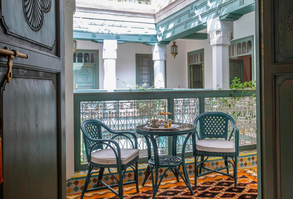 Двухместный (Двухместный номер Делюкс с 1 кроватью), Riad Azahar