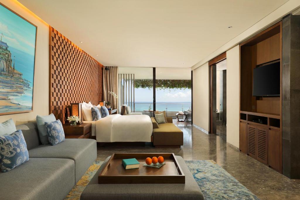 Двухместный (Специальное предложение при проживании от 3 ночей - Люкс с видом на океан и эксклюзивными привилегиями) курортного отеля Anantara Uluwatu Bali Resort, Улувату