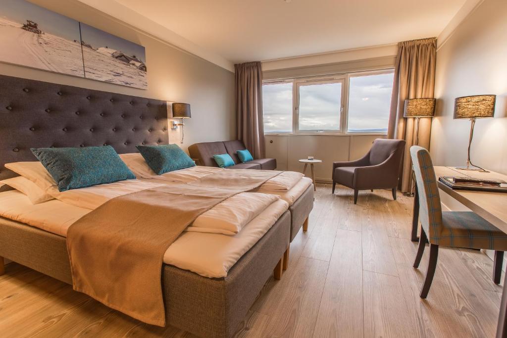 Двухместный (Улучшенный двухместный номер с 1 кроватью) отеля Radisson Blu Resort, Beitostølen, Бейтостолен