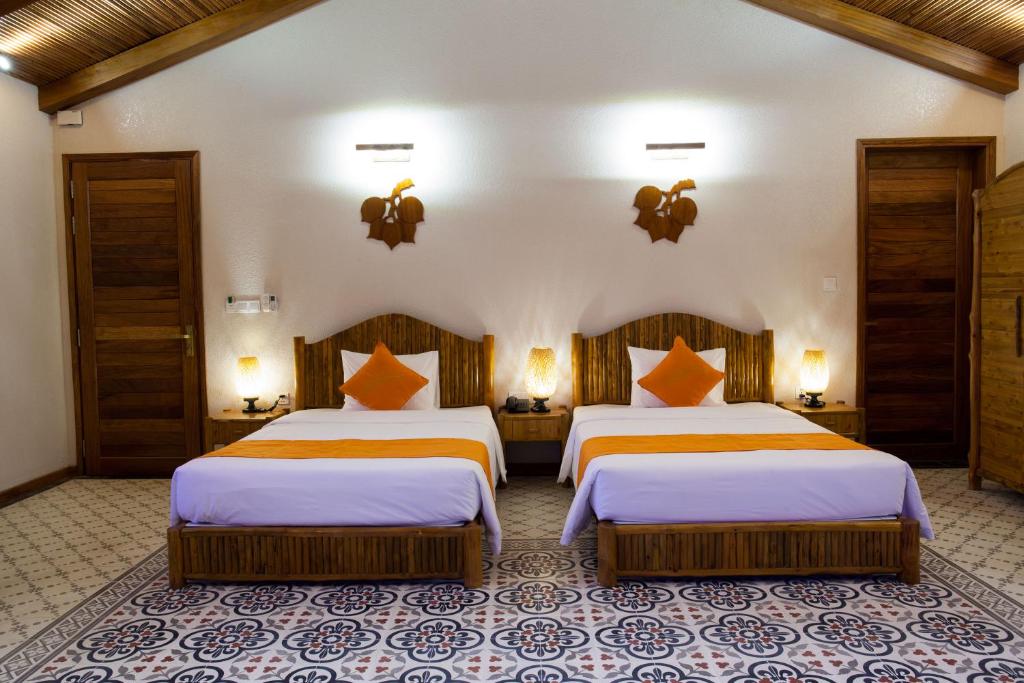 Двухместный (Двухместный номер Делюкс с 2 отдельными кроватями) курортного отеля Can Tho Ecolodge, Кантхо