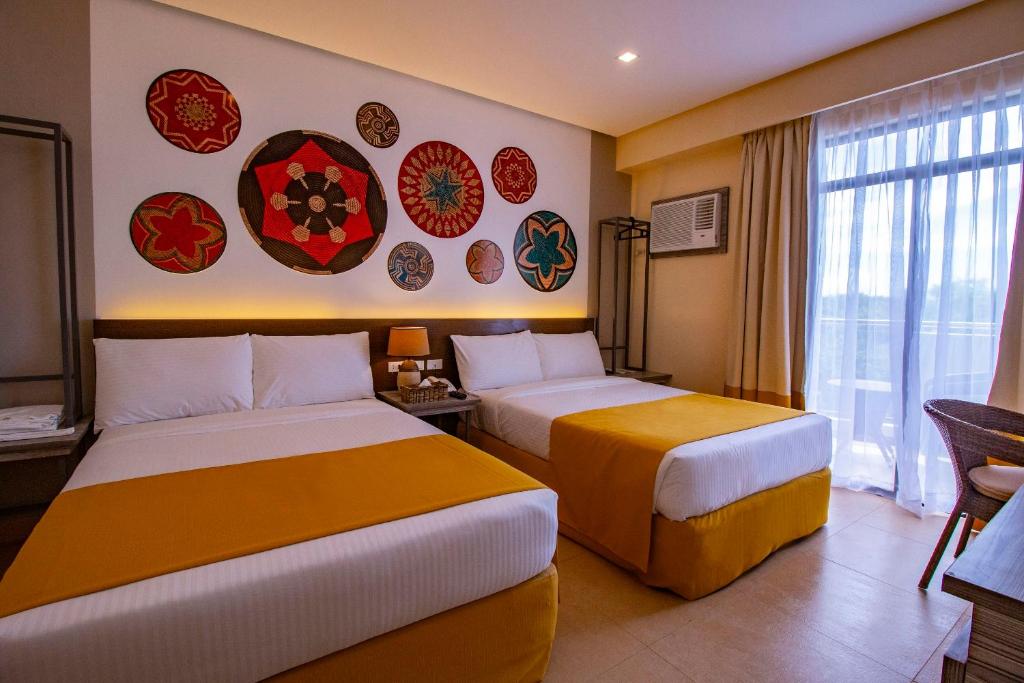 Двухместный (Двухместный номер Делюкс с 2 отдельными кроватями) курортного отеля Bohol Shores, Панглао