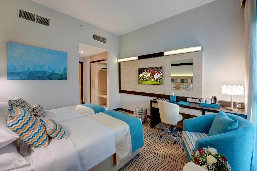 Двухместный (Стандартный двухместный номер с 1 кроватью или 2 отдельными кроватями) отеля City Avenue Hotel, Дубай
