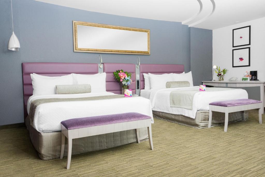 Двухместный (Стандартный двухместный номер с 1 кроватью) отеля Crowne Plaza Toluca - Lancaster, Толука-де-Лердо