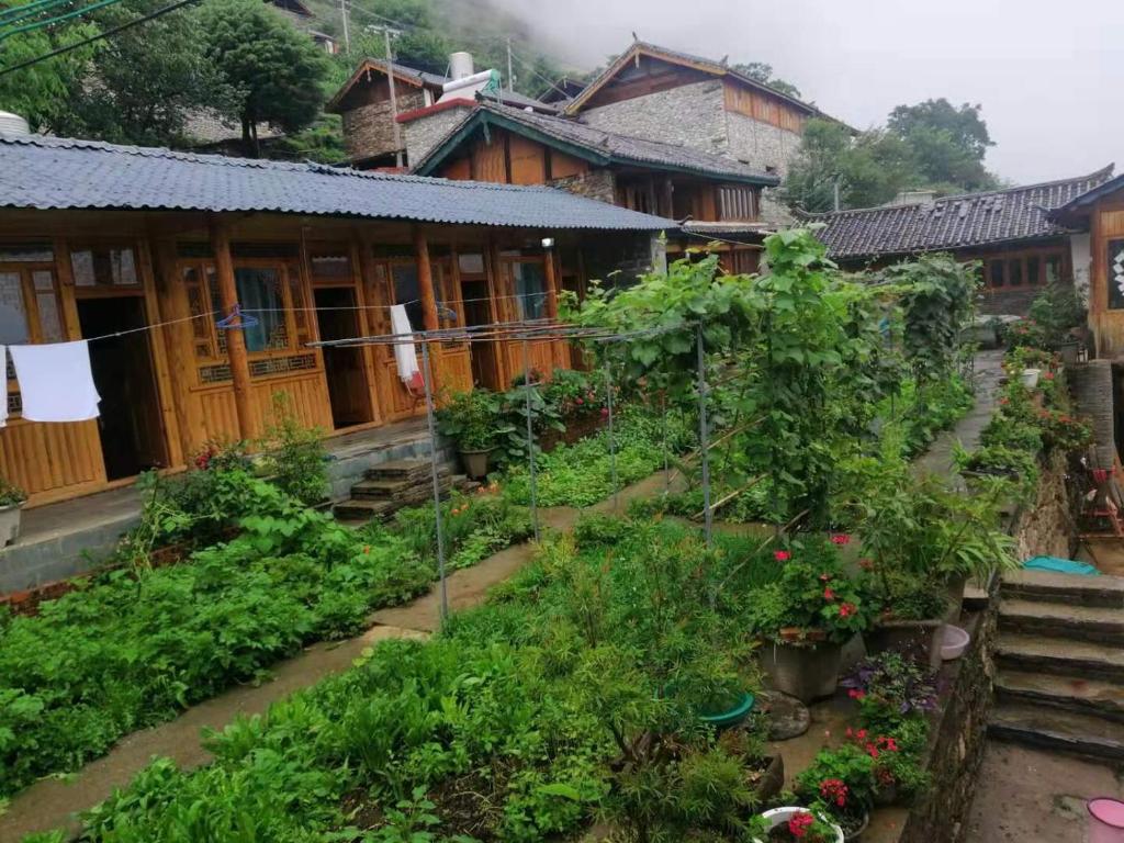 Четырехместный (Четырехместный номер с видом на горы), Walnut Garden Youth Hostel