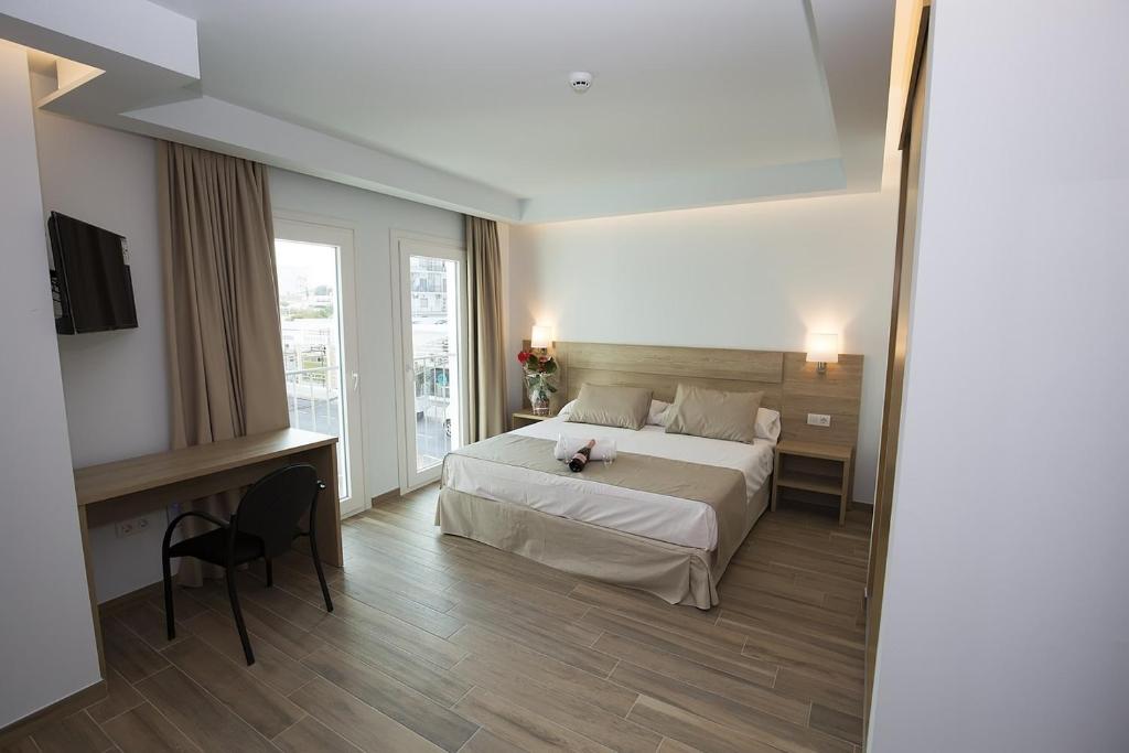 Двухместный (Двухместный номер Делюкс с 1 кроватью или 2 отдельными кроватями) гостевого дома Ocean Lounge, Кальпе
