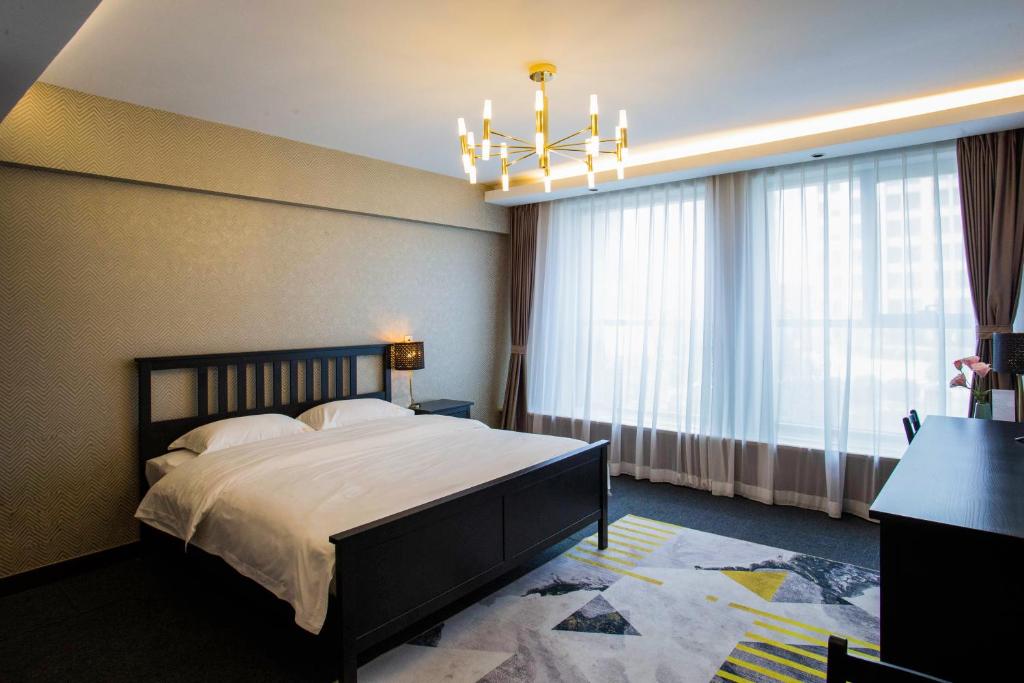 Двухместный (Двухместный номер Делюкс с 1 кроватью), Beijing Shimao Tianjie Hotel Apartment