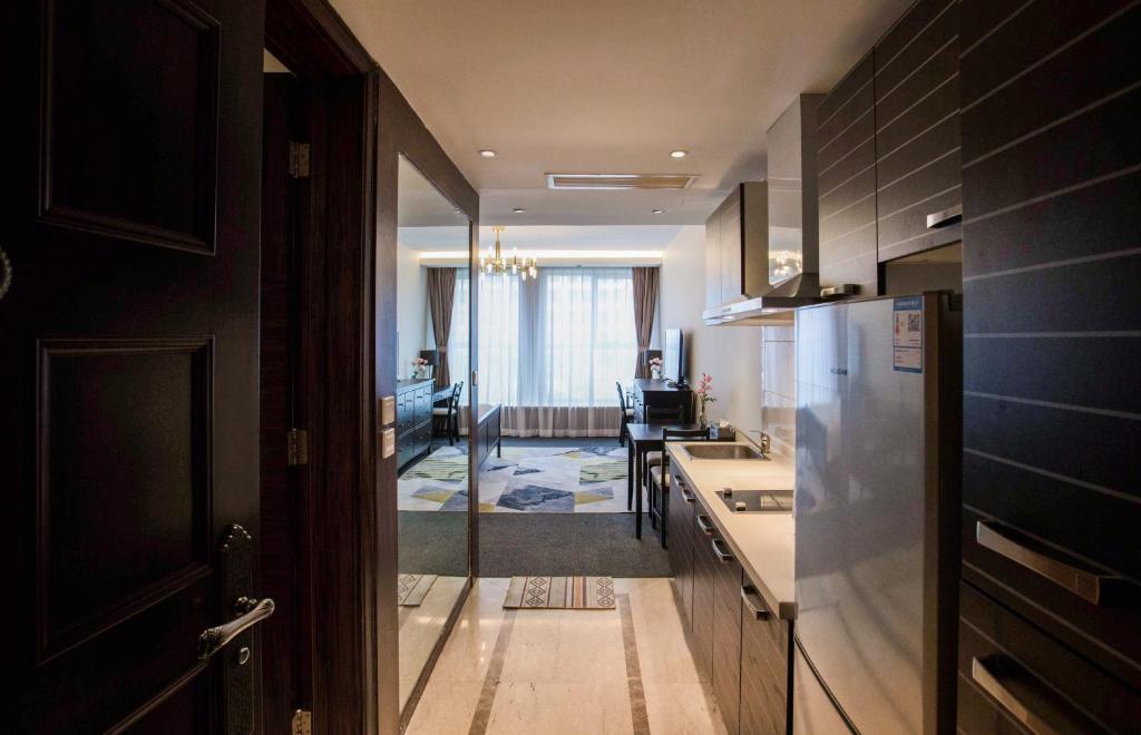 Двухместный (Двухместный номер Делюкс с 1 кроватью), Beijing Shimao Tianjie Hotel Apartment