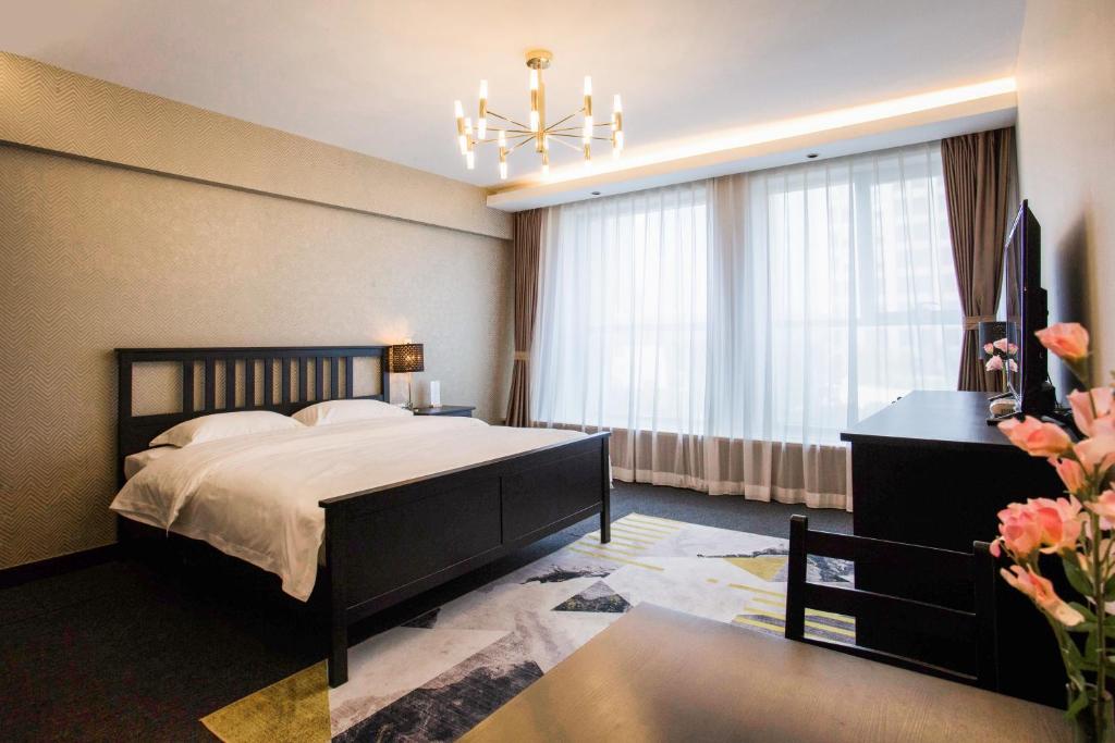 Двухместный (Двухместный номер Делюкс с 1 кроватью), Beijing Shimao Tianjie Hotel Apartment