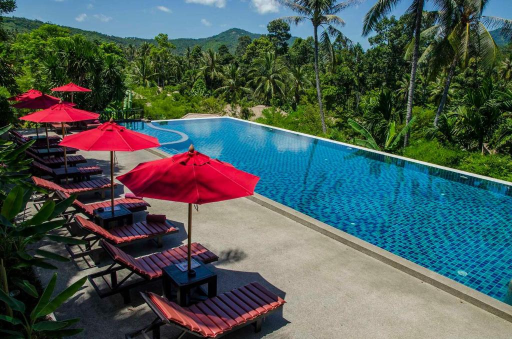 Вилла (Вилла с собственным бассейном), Private 4 Bed Villa in Maenam Ko Samui