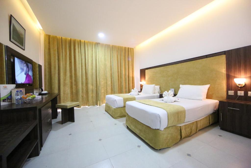 Двухместный (Двухместный номер с 1 кроватью с видом на море) курортного отеля Samharam Tourist Village, Салала