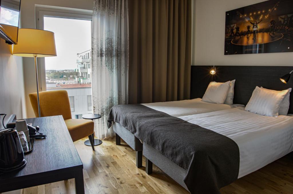 Двухместный (Двухместный номер с 1 кроватью или 2 отдельными кроватями и базовыми удобствами) отеля Best Western Malmo Arena Hotel, Мальме