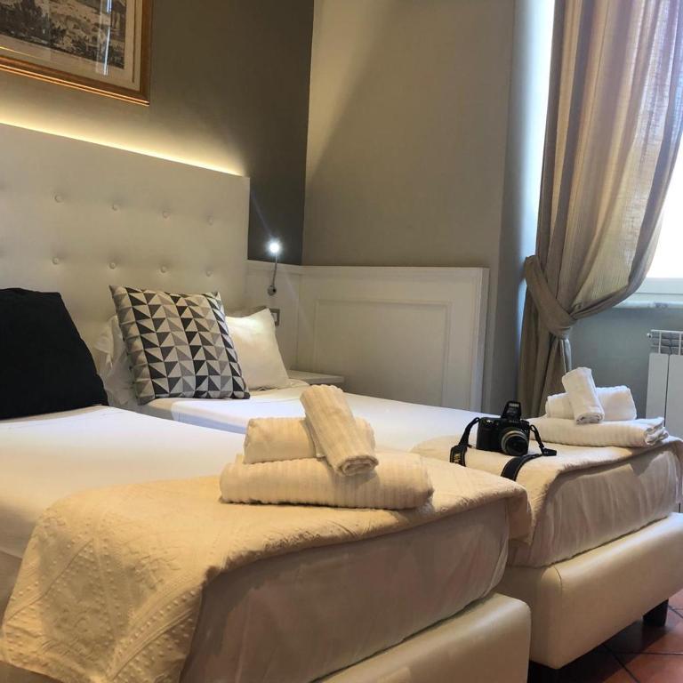 Двухместный (Классический двухместный номер с 2 отдельными кроватями) гостевого дома 207 Inn, Рим