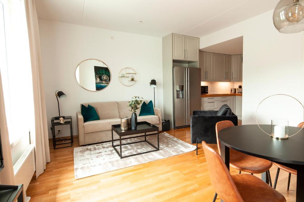 Апартаменты (Апартаменты с 1 спальней) апартамента Wright Apartments - Sørenga, Осло