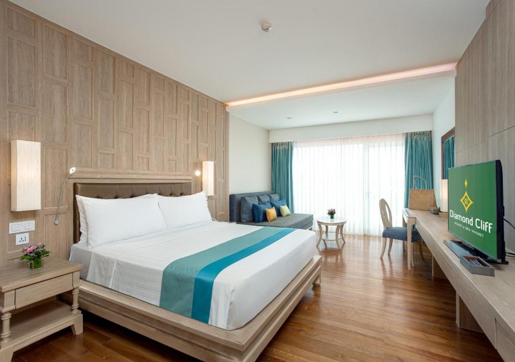 Двухместный (Двухместный номер Делюкс с 1 кроватью или 2 отдельными кроватями) курортного отеля Diamond Cliff Resort & Spa, Пхукет