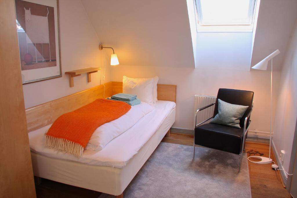Двухместный (Двухместный номер с 2 отдельными кроватями) гостевого дома Hotell Oskar, Лунд