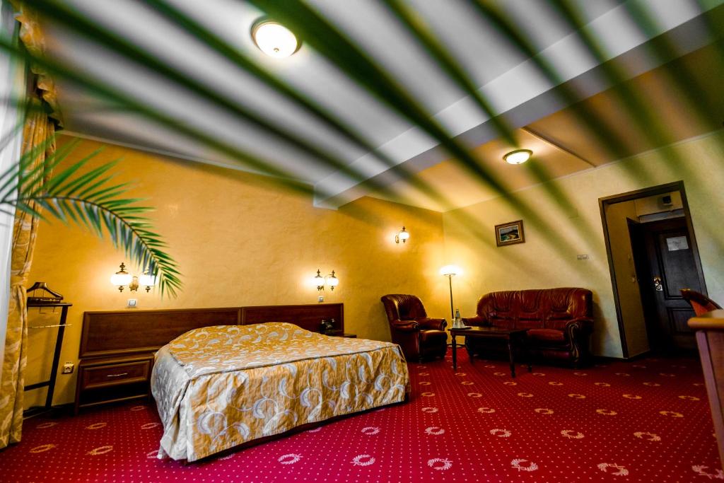 Двухместный (Двухместный номер Делюкс с 1 кроватью и балконом) отеля Hotel Golden House, Крайова