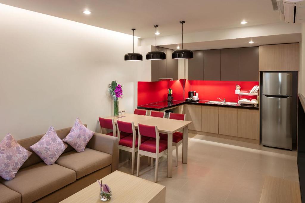 Апартаменты (Апартаменты Делюкс с 2 спальнями) отеля Mercure Hai Phong, Хайфон