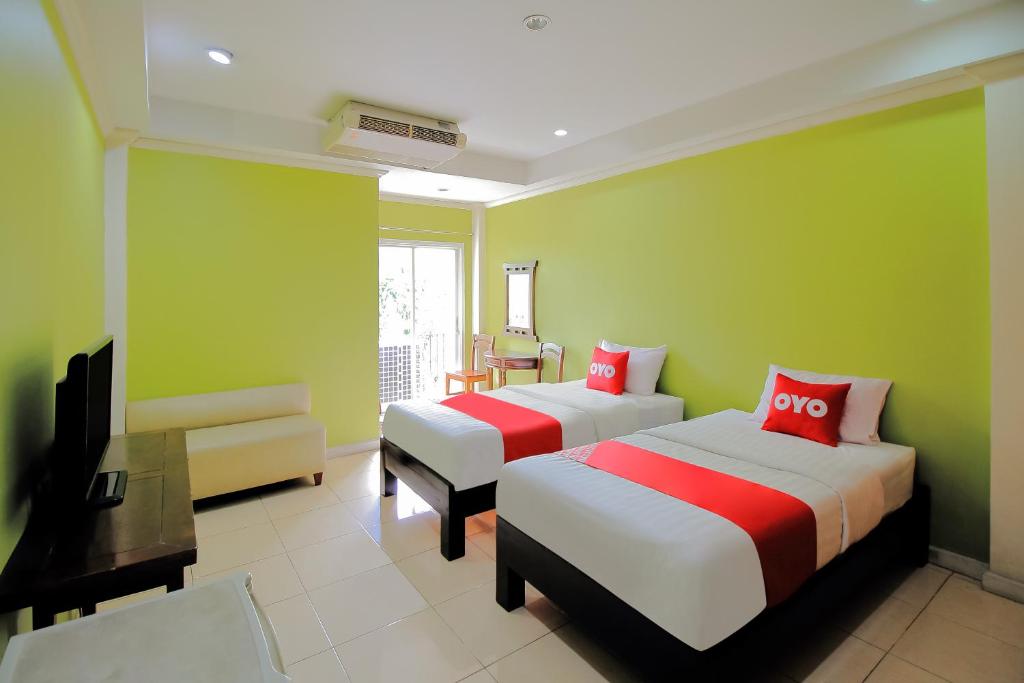 Двухместный (Стандартный двухместный номер с 2 отдельными кроватями) отеля Royal Pimand, Бангкок