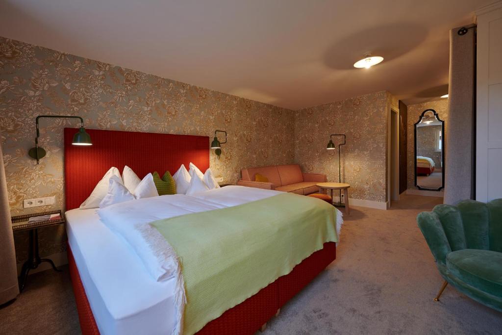 Двухместный (Двухместный номер с основными удобствами и 1 кроватью) отеля Boutique-Hotel Schmelzhof, Лех