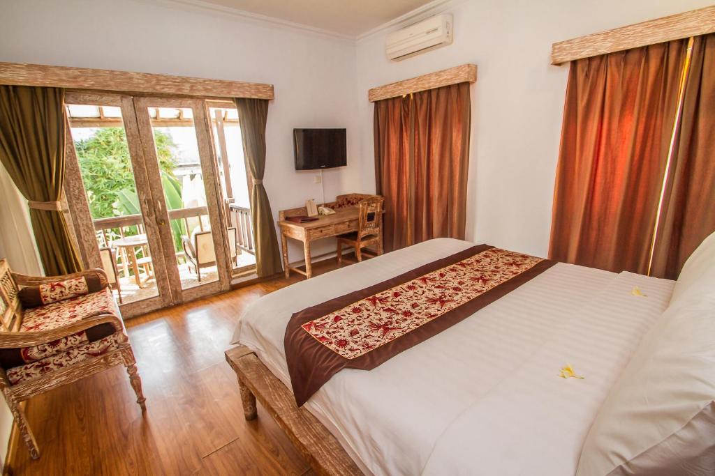 Двухместный (Двухместный номер Делюкс с 1 кроватью или 2 отдельными кроватями) гостевого дома Abian Biu Mansion, Чангу