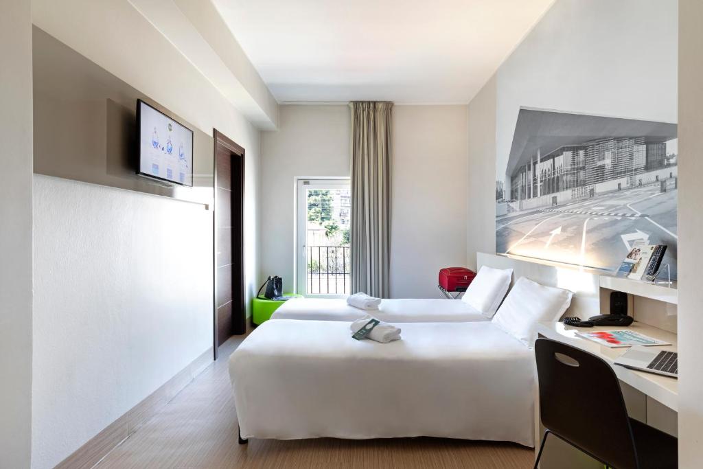 Двухместный (Двухместный номер с 2 отдельными кроватями) отеля B&B Hotel Bergamo, Бергамо