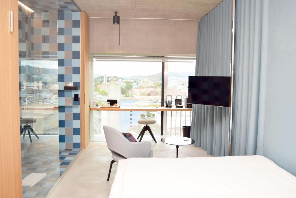 Двухместный (Дизайнерский номер бизнес-класса) отеля Placid Hotel Design & Lifestyle Zurich, Цюрих