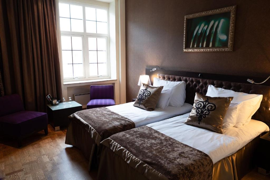 Двухместный (Улучшенный двухместный номер с 2 отдельными кроватями и видом на город) отеля Clarion Collection Hotel Havnekontoret, Берген (Северное море)