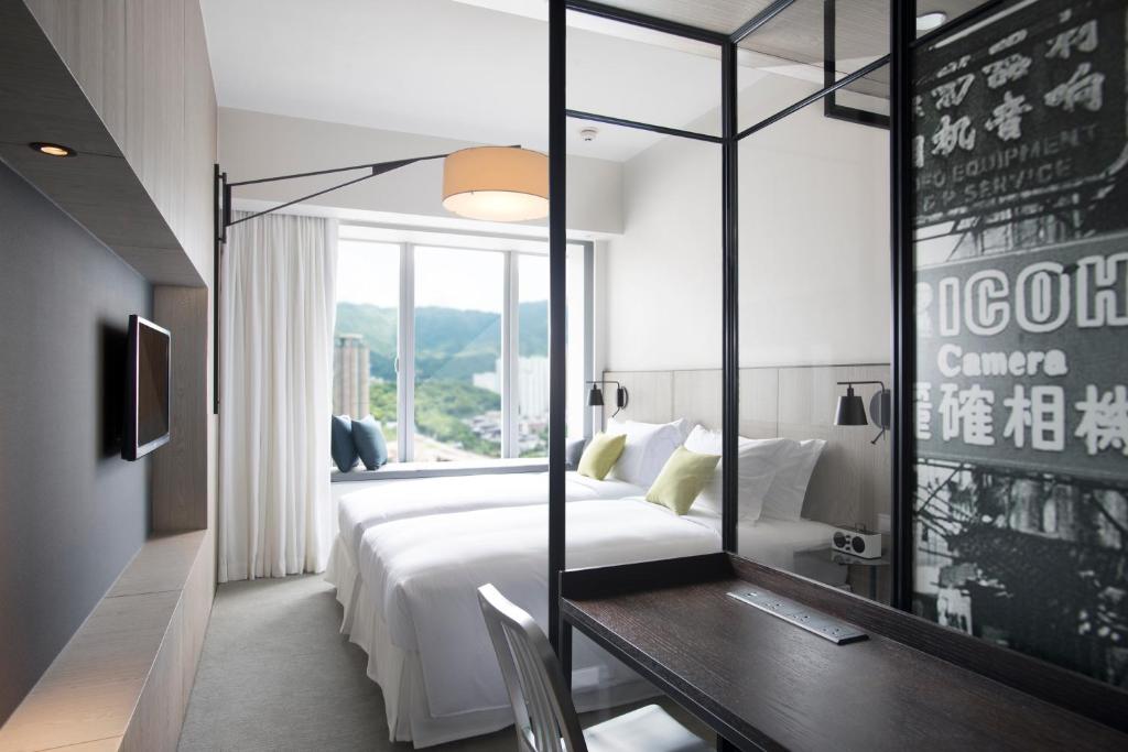 Двухместный (Стандартный двухместный номер Penta с 2 отдельными кроватями) отеля Pentahotel Hong Kong, Kowloon, Гонконг (город)
