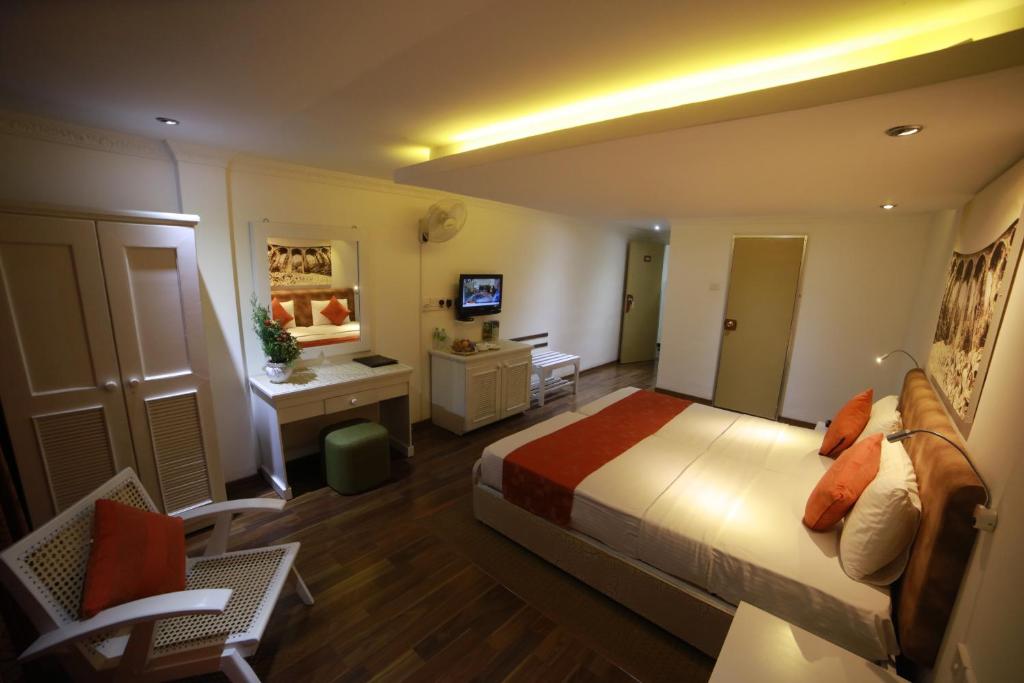 Двухместный (Двухместный номер Делюкс с 1 кроватью или 2 отдельными кроватями) отеля Orient Hotel, Бандаравела