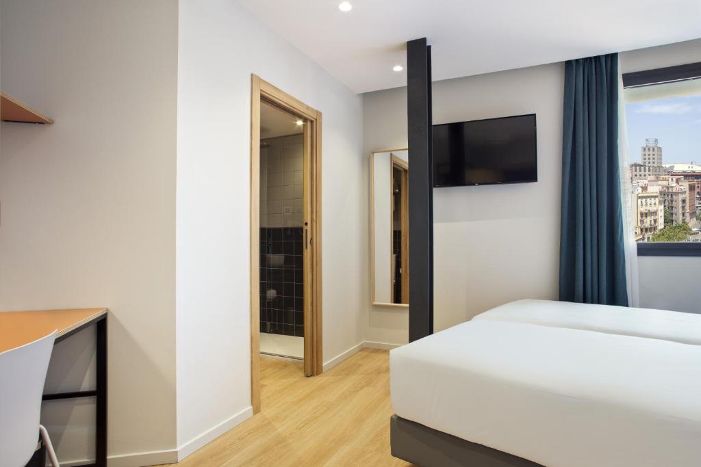 Двухместный (Двухместный номер с 1 кроватью или 2 отдельными кроватями) отеля Hotel Brick Barcelona, Барселона