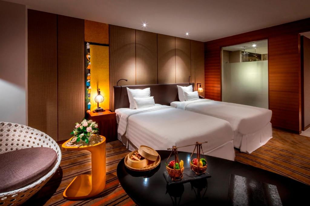 Двухместный (Двухместный номер Делюкс с 2 отдельными кроватями и видом на город) отеля Pullman Vung Tau, Вунгтау