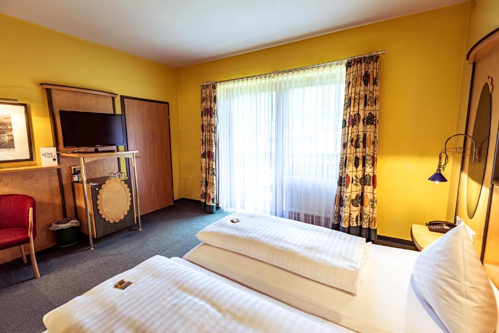 Двухместный (Двухместный номер с 1 кроватью) отеля Hotel zum Brauhaus, Мурау